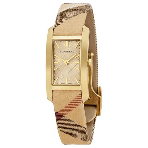 gold watch burberry|burberry pioneer gold ion plate.